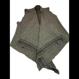 Banana Republic Womens Knit Open Front Cardigan Sweater Cover Sleeveless Size L‍